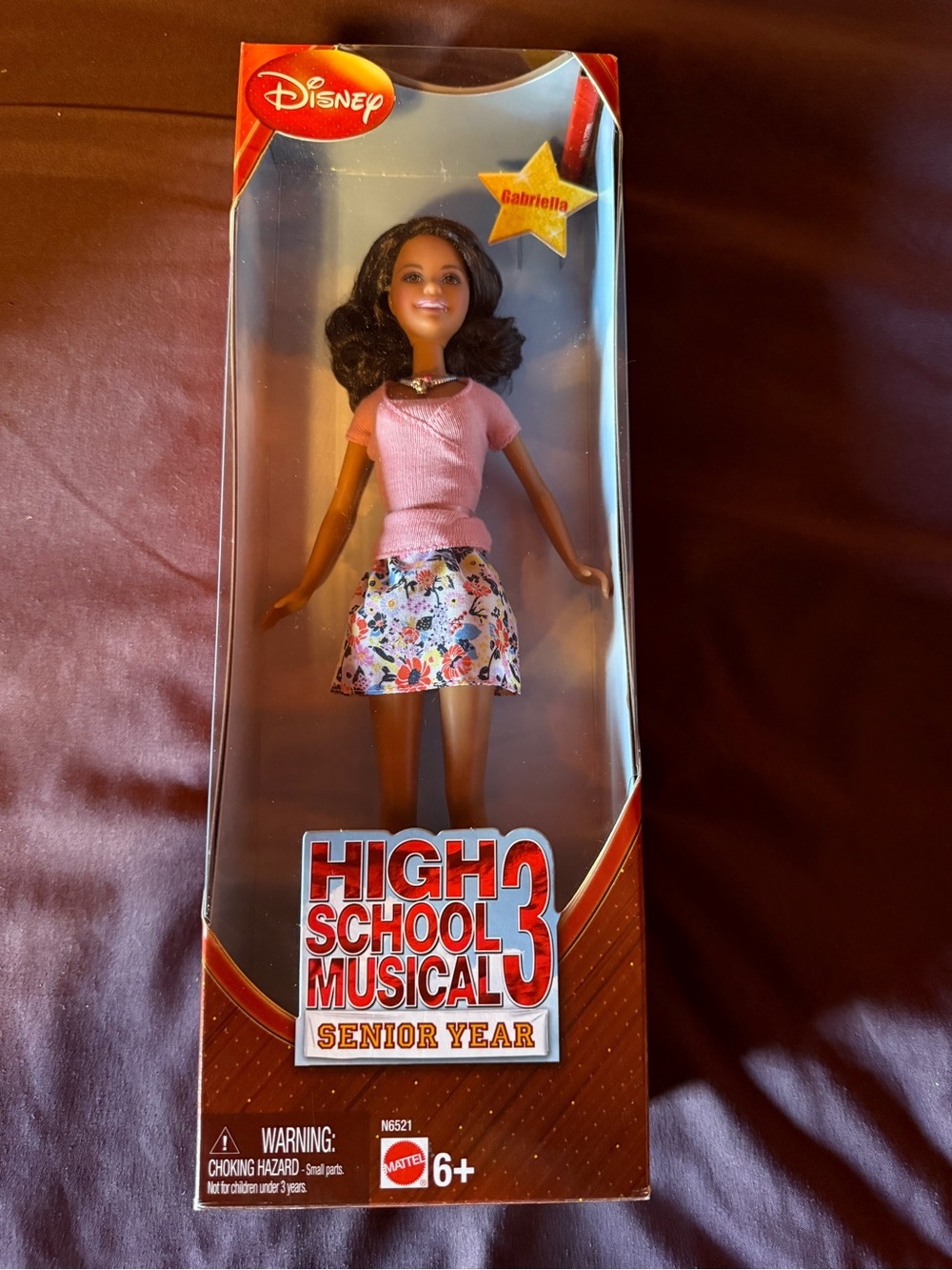 Disney High School Musical  3 Senior Year Doll Mattel NRFB 2008 Gabriella